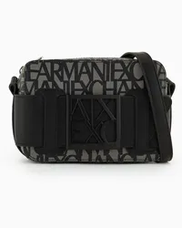 Armani Exchange OFFICIAL STORE Borsa Camera Case Con Dettaglio A Contrasto Nero