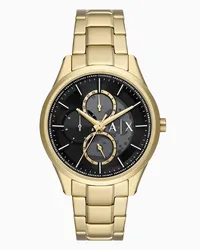 Armani Exchange OFFICIAL STORE Orologio Multif Zione In Acciaio Inossidabile Tonalità Oro Oro