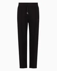 Armani Exchange OFFICIAL STORE Pantaloni Jogger In French Terry Di Cotone Asv Nero