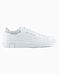 Armani Exchange OFFICIAL STORE Sneakers Con Retro A Contrasto Bianco