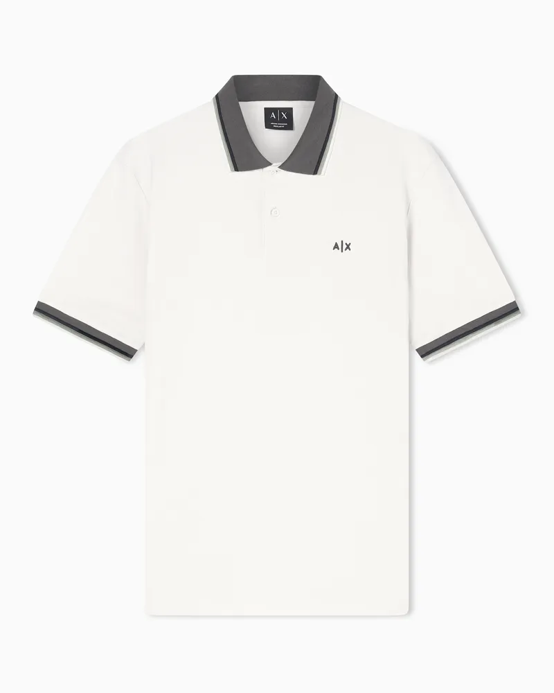 Armani Exchange Polo in cotone Bianco