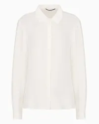 Armani Exchange OFFICIAL STORE Camicia In Popeline Bianco