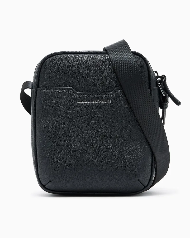 Armani Exchange Borsa crossbody in tessuto tecnico Nero