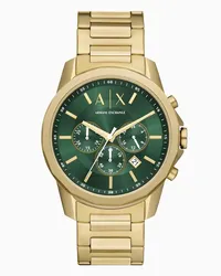 Armani Exchange OFFICIAL STORE Orologio Cronografo In Acciaio Inossidabile Tonalità Oro Oro