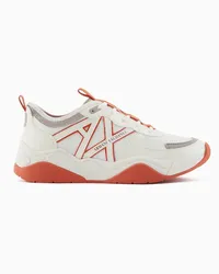 Armani Exchange OFFICIAL STORE Sneakers Chunky Con Logo Arancione