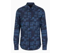 OFFICIAL STORE Camicia Slim Fit In Popeline Stretch