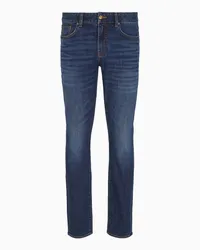 Armani Exchange OFFICIAL STORE Jeans J14 Skinny Fit In Denim Indigo Scuro Blu