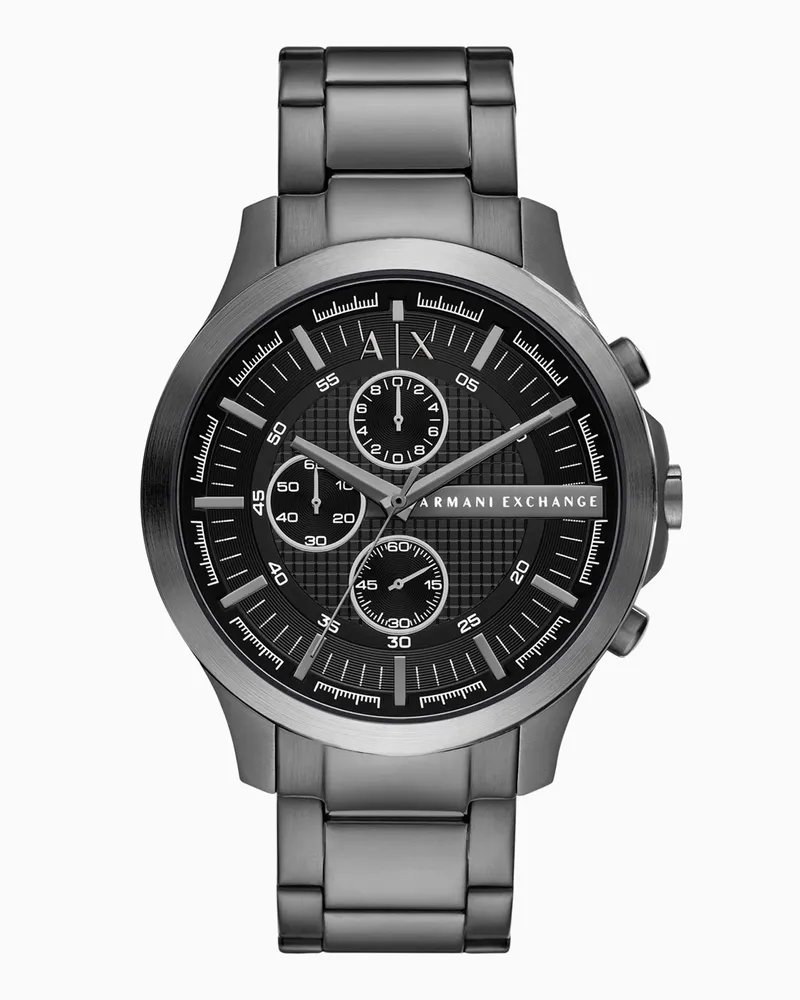 Armani Exchange Orologio cronografo in acciaio inossidabile color canna di fucile Multicolore
