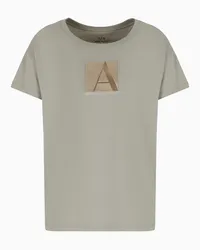 Armani Exchange OFFICIAL STORE T-shirt Relaxed Fit Grigio