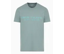Armani Exchange OFFICIAL STORE T-shirt Regular Fit In Jersey Verde