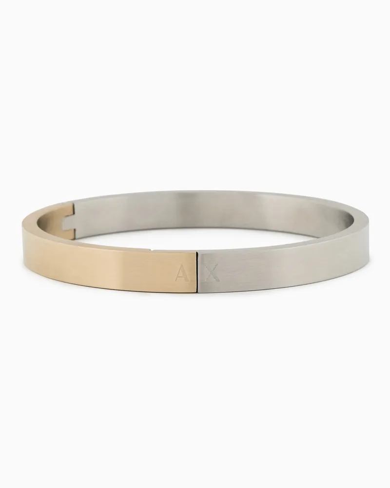 Armani Exchange Bracciale rigido in acciaio inossidabile Multicolore