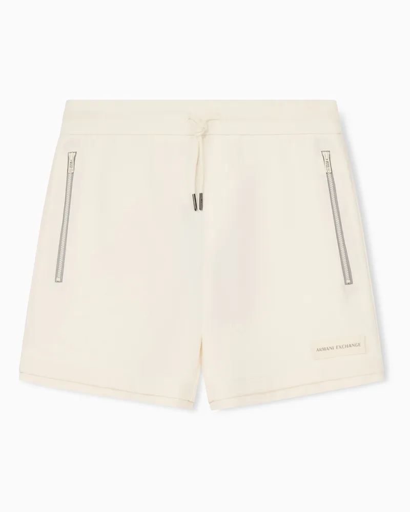 Armani Exchange Bermuda shorts in cotone Bianco