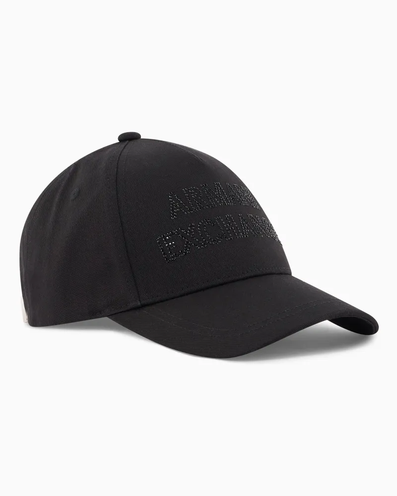 Armani Exchange Cappello in cotone Nero