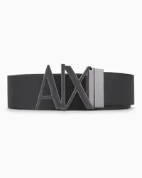 Armani Exchange OFFICIAL STORE Cintura In Pelle Double Face Nero