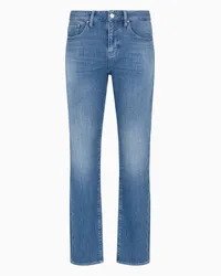 Armani Exchange OFFICIAL STORE Jeans J14 Skinny Fit In Denim Indigo Scuro Blu