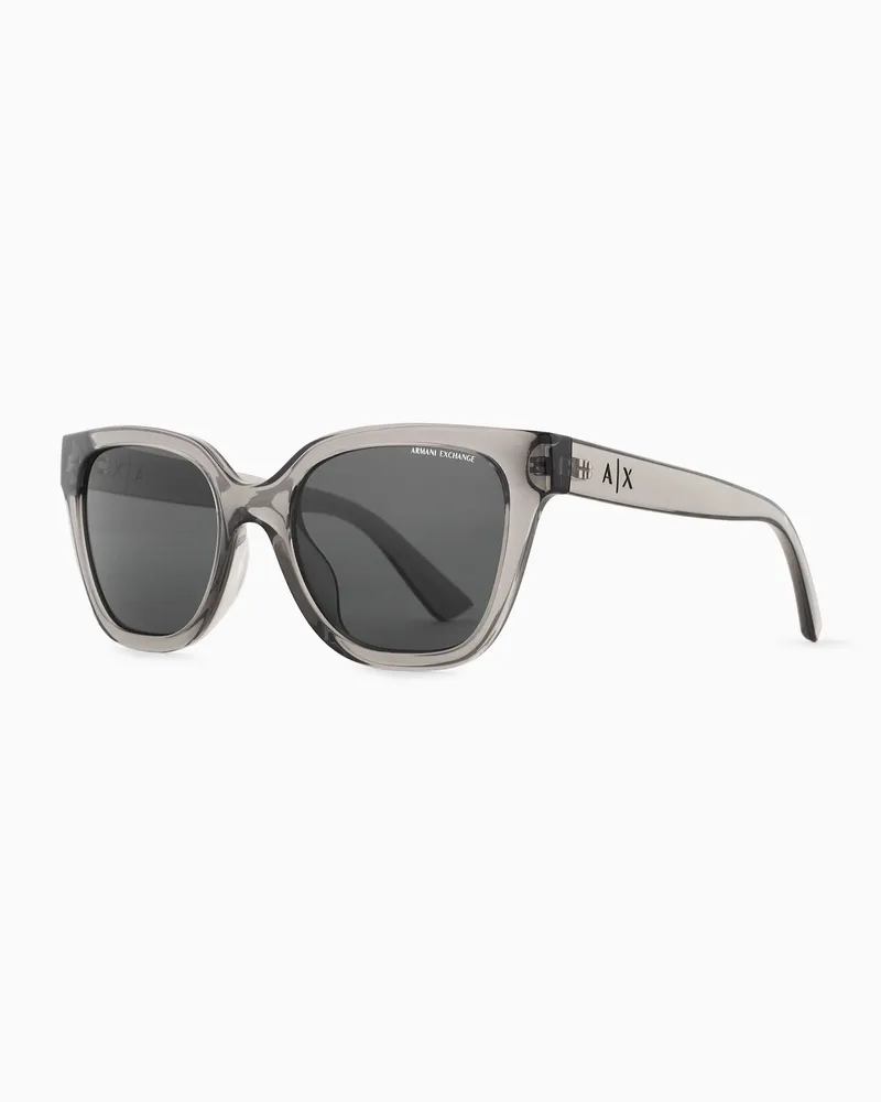 Armani Exchange Occhiali da sole donna forma cat eye Grigio