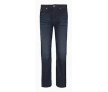 Armani Exchange OFFICIAL STORE Jeans J13 Slim Fit In Denim Indigo Asv Blu