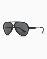 Armani Exchange OFFICIAL STORE Occhiali Pilot Da Sole Da Uomo Nero