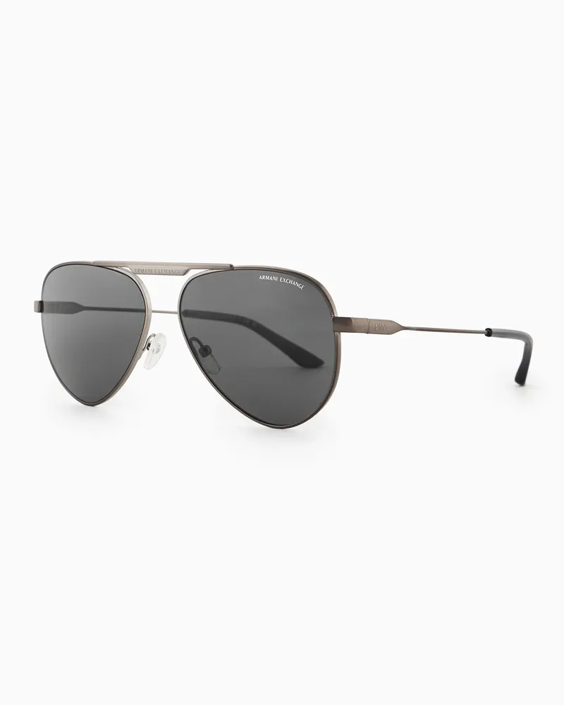 Armani Exchange Occhiali da sole unisex forma pilot 