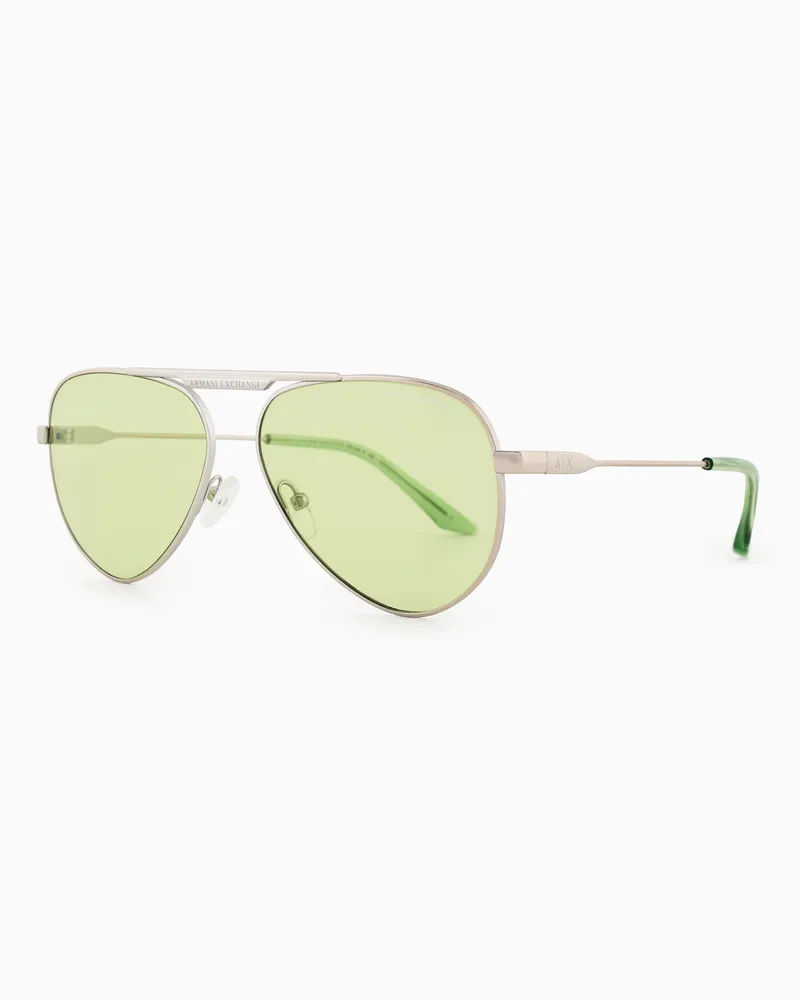 Armani Exchange Occhiali da sole unisex forma pilot 