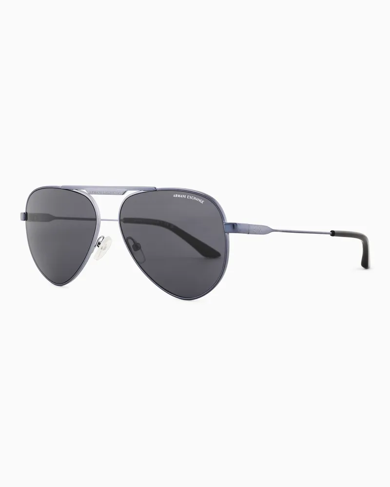 Armani Exchange Occhiali da sole unisex forma pilot 