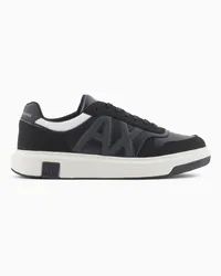 Armani Exchange OFFICIAL STORE Sneakers Con Dettagli A Contrasto E Logo Laterale Nero