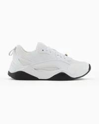 Armani Exchange OFFICIAL STORE Sneakers Chunky Con Inserti A Contrasto Bianco