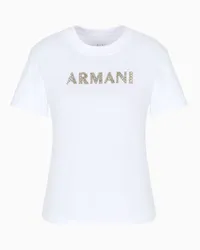 Armani Exchange OFFICIAL STORE T-shirt Regular Fit Bianco