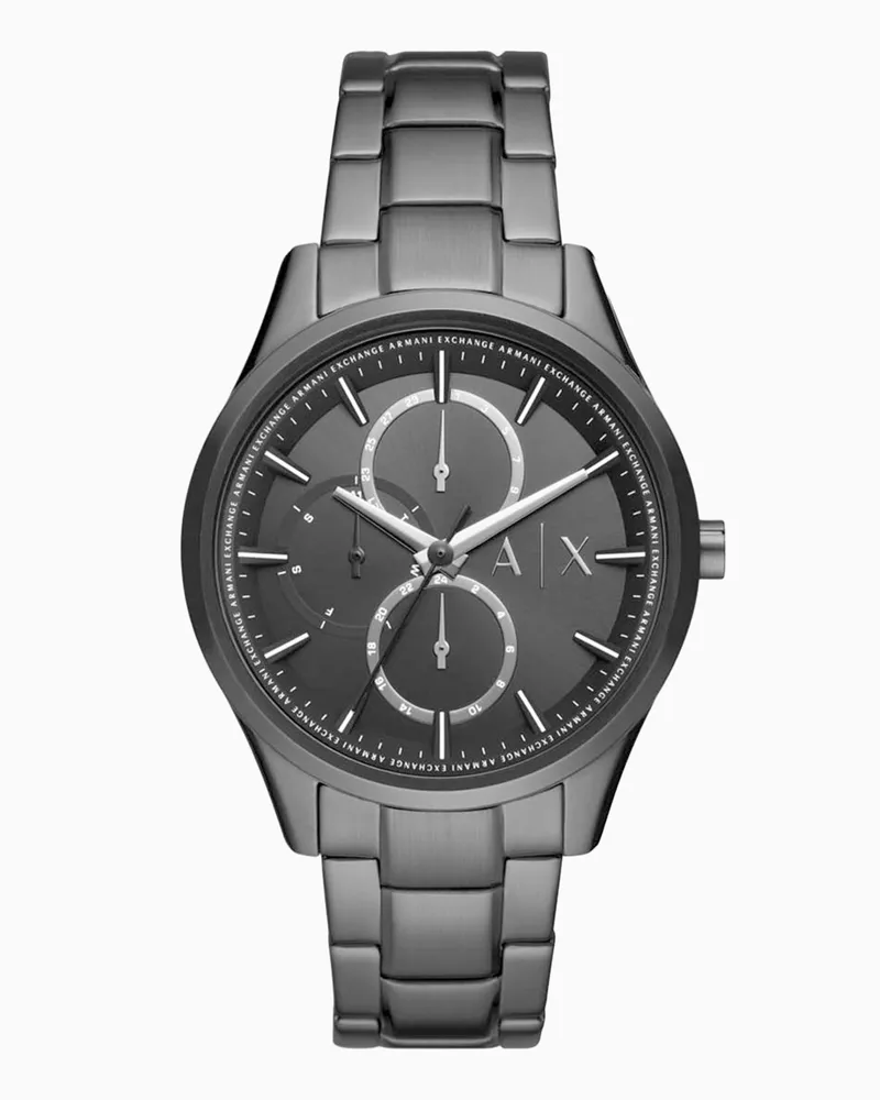 Armani Exchange Orologio multifunzione in acciaio nero Multicolore