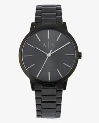 Armani Exchange OFFICIAL STORE Orologio A Tre Lancette In Acciaio Inossidabile Nero