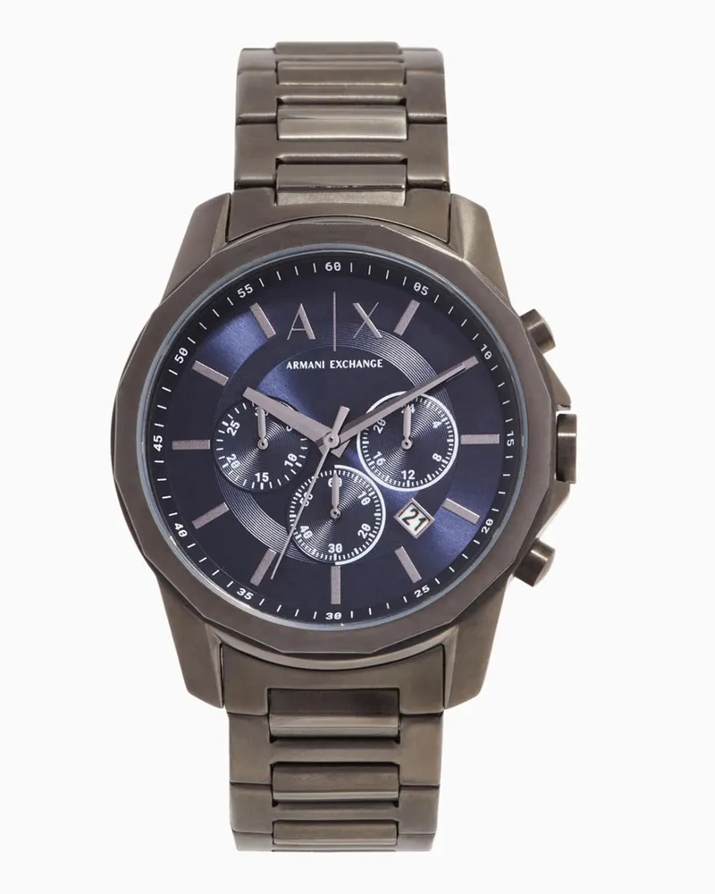 Armani Exchange Orologio in acciaio color canna di fucile Multicolore