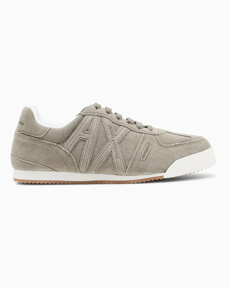 Armani Exchange Sneakers in tessuto tecnico Verde
