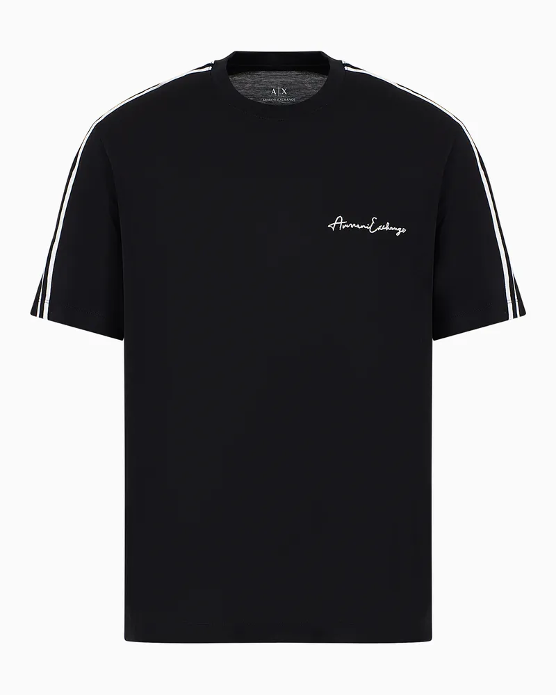 Armani Exchange T-shirt girocollo Logo Signature Nero