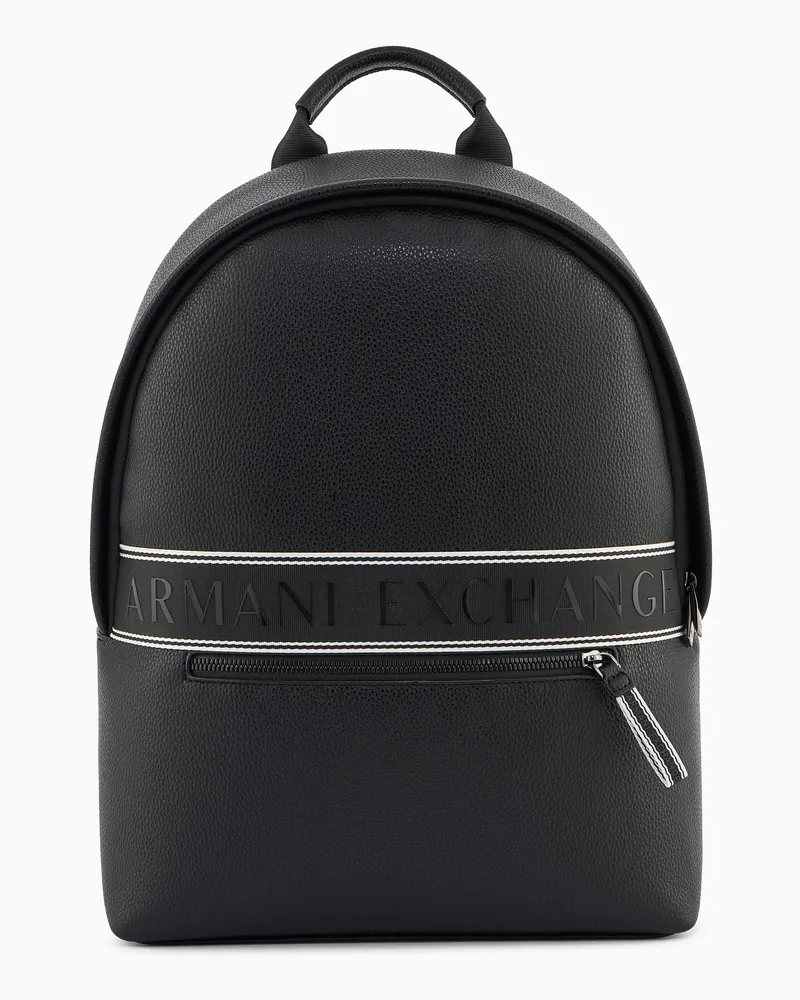 Armani Exchange Zaino in tessuto tecnico Nero