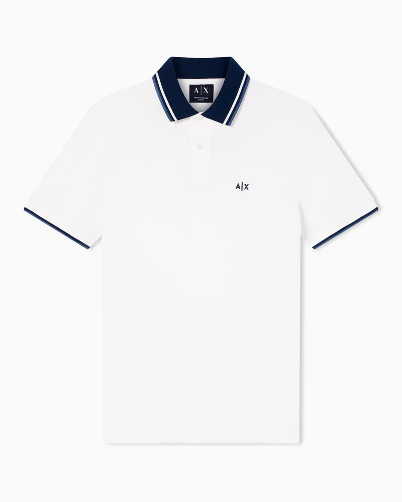 Armani Exchange Polo in cotone Bianco