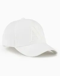 Armani Exchange OFFICIAL STORE Cappello Con Visiera E Logo Bianco