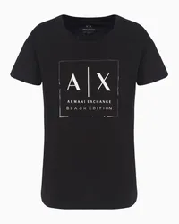 Armani Exchange OFFICIAL STORE T-shirt Relaxed Fit Nero