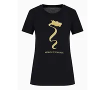 Armani Exchange OFFICIAL STORE T-shirt In Jersey Nero
