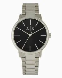 Armani Exchange OFFICIAL STORE Orologio A Tre Lancette In Acciaio Inossidabile Argento