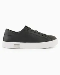 Armani Exchange OFFICIAL STORE Sneakers In Pelle Nero