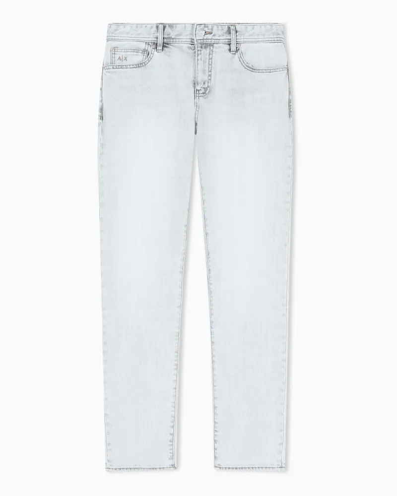 Armani Exchange Super Skinny Jeans in Denim Comfort Blu Autentico Blu