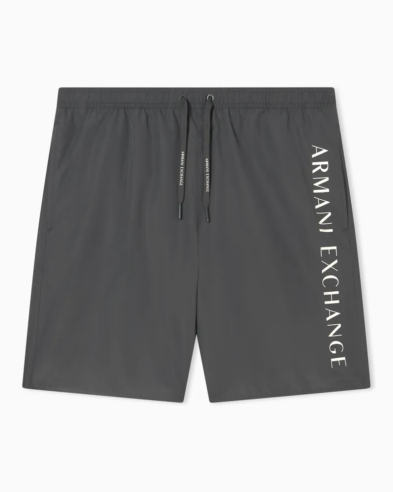Armani Exchange Boxer da mare Grigio