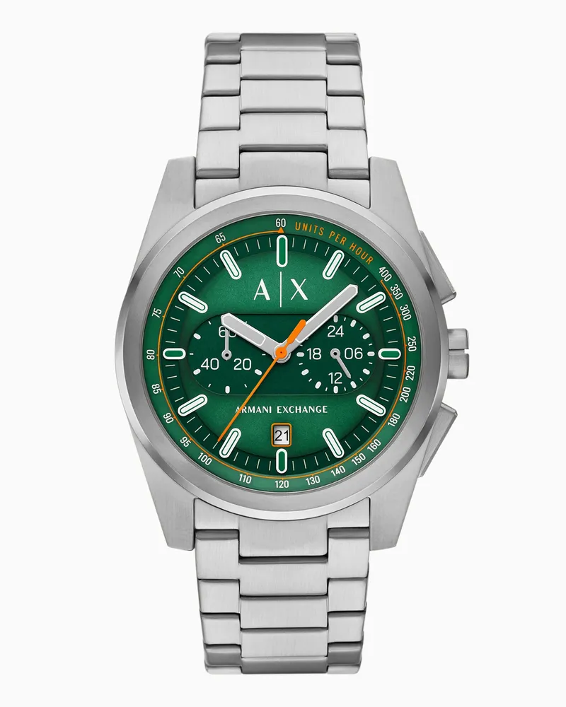 Armani Exchange Orologio cronografo in acciaio inossidabile Multicolore