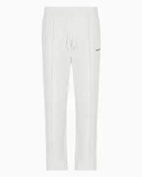 Armani Exchange OFFICIAL STORE Pantaloni Jogger In French Terry Di Cotone Asv Bianco