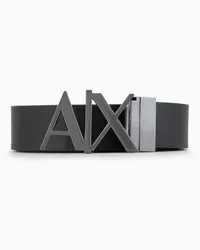 Armani Exchange OFFICIAL STORE Cintura In Pelle Double Face Nero