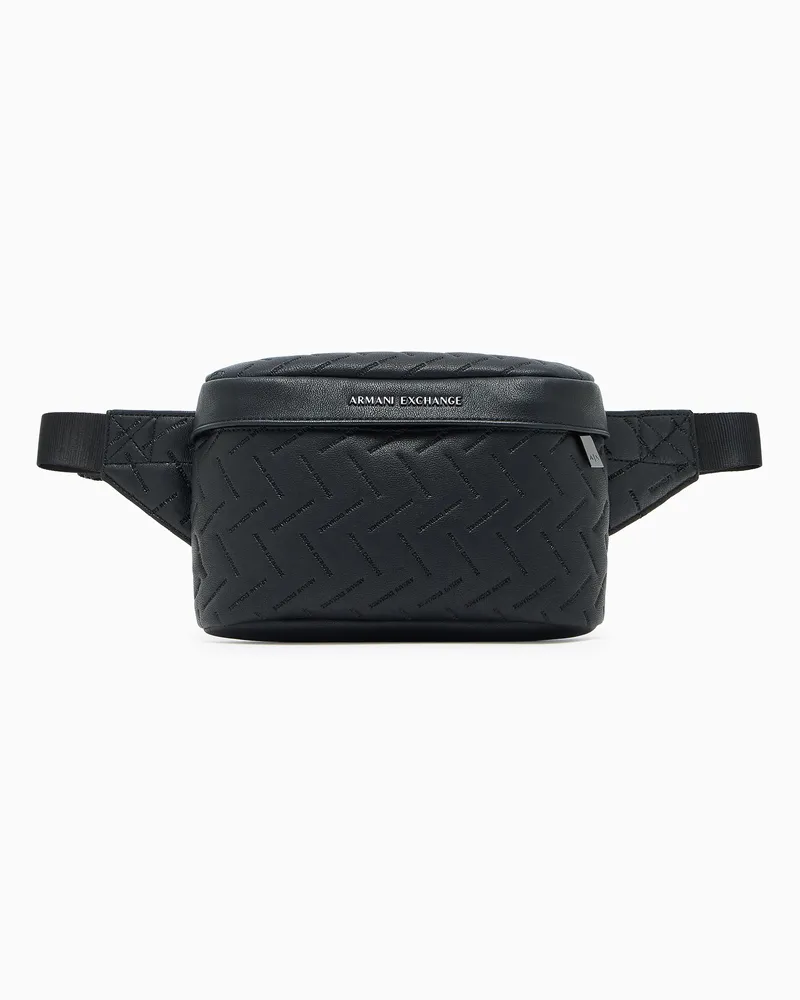 Armani Exchange Marsupio in tessuto tecnico Nero