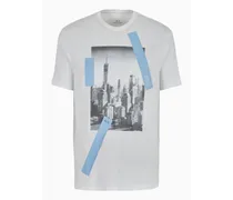 OFFICIAL STORE T-shirt Regular Fit In Cotone Con Stamp Nyc