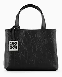 Armani Exchange OFFICIAL STORE Shopper Piccola Con Manici E Tracolla Nero