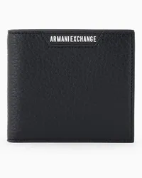 Armani Exchange OFFICIAL STORE Portafoglio A Libro In Materiale Riciclato Asv Nero