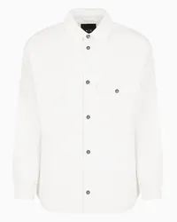 Armani Exchange OFFICIAL STORE Blouson Jacket In Tessuto Tecnico Con Tasche Bianco